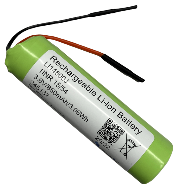 3.6V 850mAh Akkupakk 2W repeaterhez